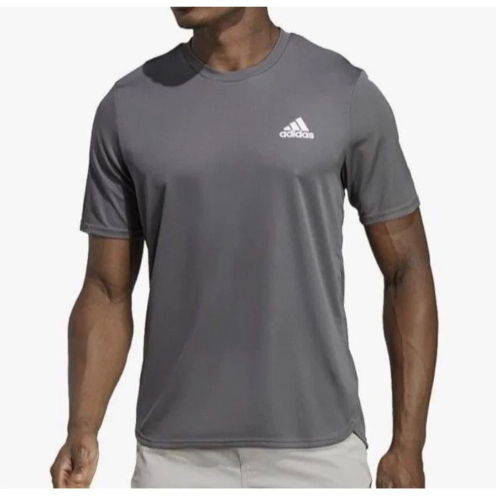 Adidas Men's AEROREADY Short Sleeve Crew Neck Designed for Movement Tee size L - Picture 2 of 12